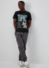 Black Tupac Print T-Shirt - S Image 4