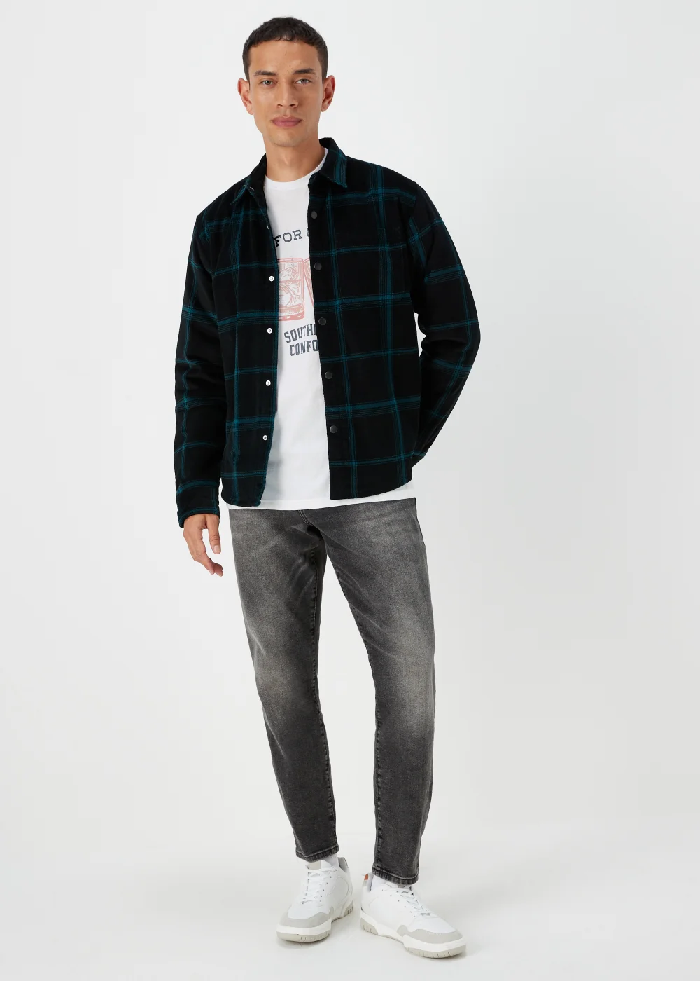 White Southern Comfort Print T-Shirt - S Image 4