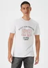 White Southern Comfort Print T-Shirt - S Image 1