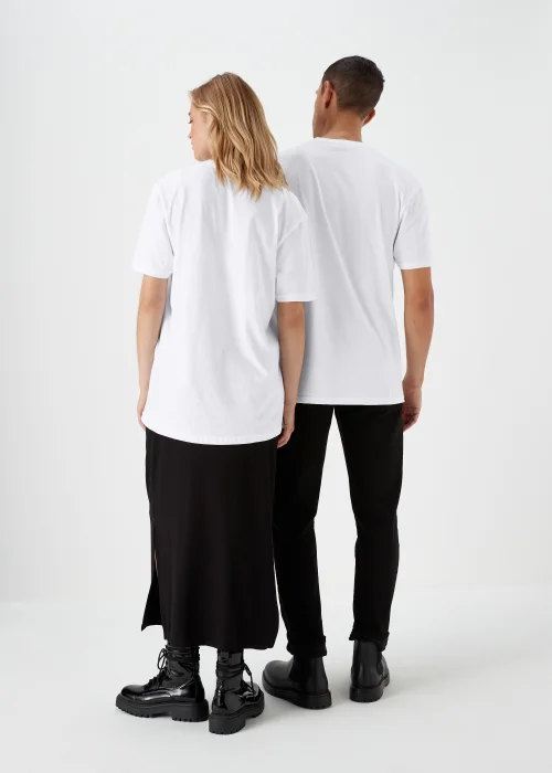 White Fender Print T-Shirt - S Image 2