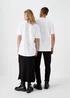 White Fender Print T-Shirt - S Image 2