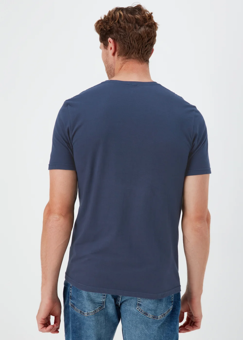 Navy Rick & Morty Print T-Shirt - Small Image 2