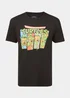 Mens Black Teenage Mutant Ninja Turtles Print T-Shirt - S Image 5