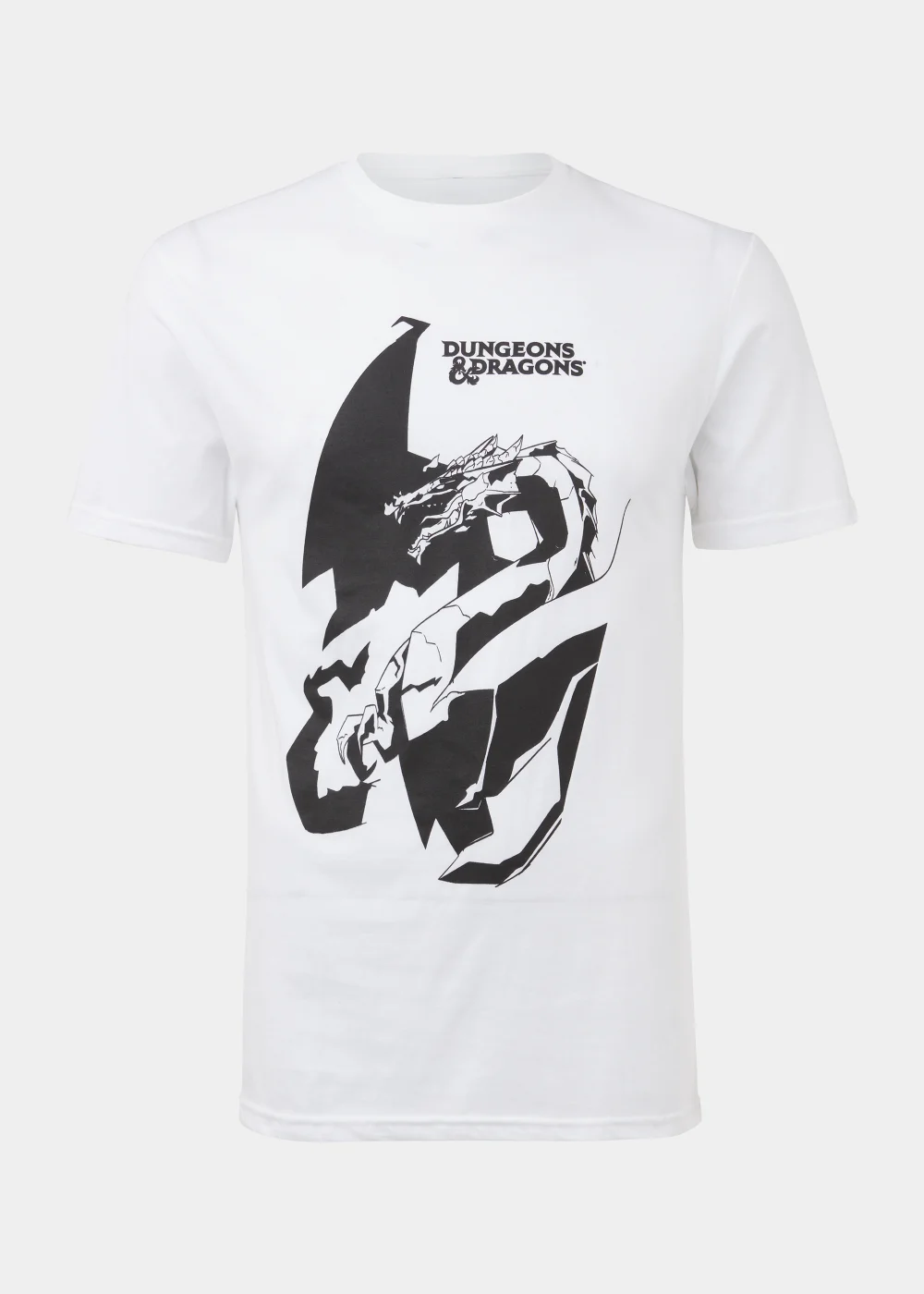 White Dungeons & Dragons Print T-Shirt - Small Image 5