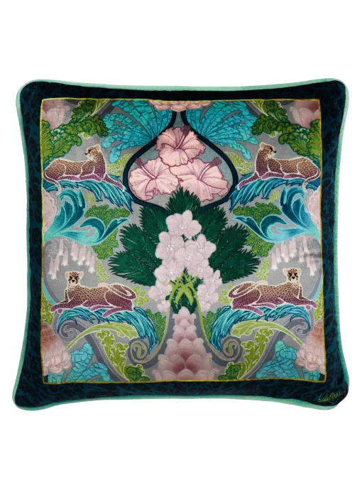 Laurence Llewelyn-Bowen Suburban Jungle Filled Cushion - 43W X 43D Image 1