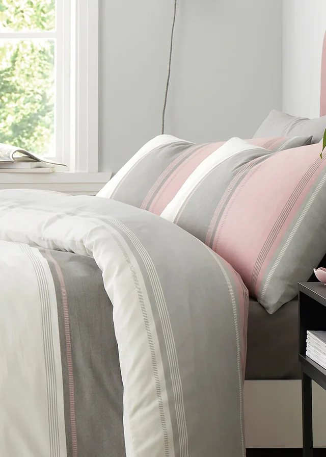 Fusion Betley Pink Duvet Cover Set