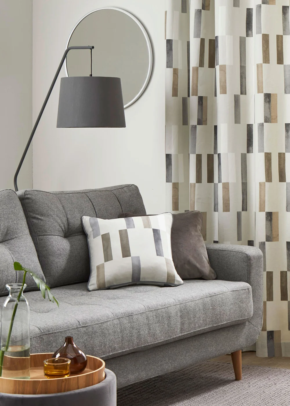 Fusion Oakland Natural Filled Cushion (43cm x 43cm) - 43W X 43D Image 2