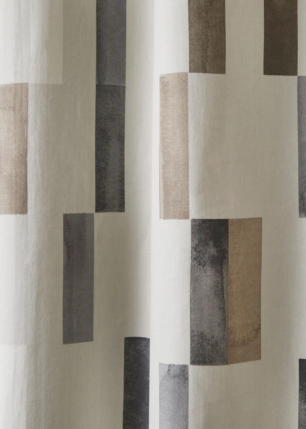 Fusion Oakland Natural Eyelet Curtains - 46W X 54D (116x137cm) Image 4