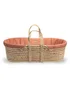 Clair de Lune Rust Organic Palm Moses Basket - One Size Image 1