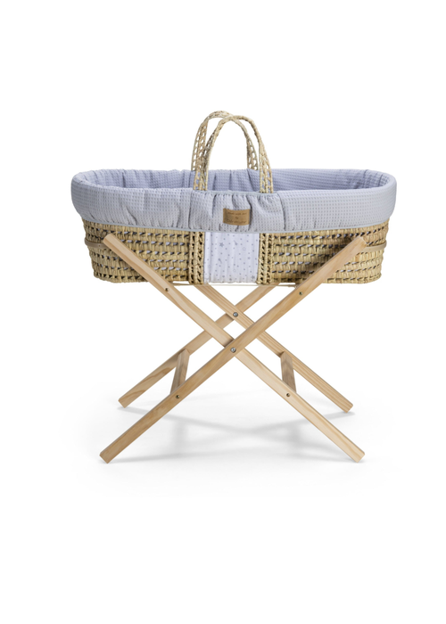 Clair de Lune Reversible Stars & Stripes Palm Moses Basket - One Size Image 1