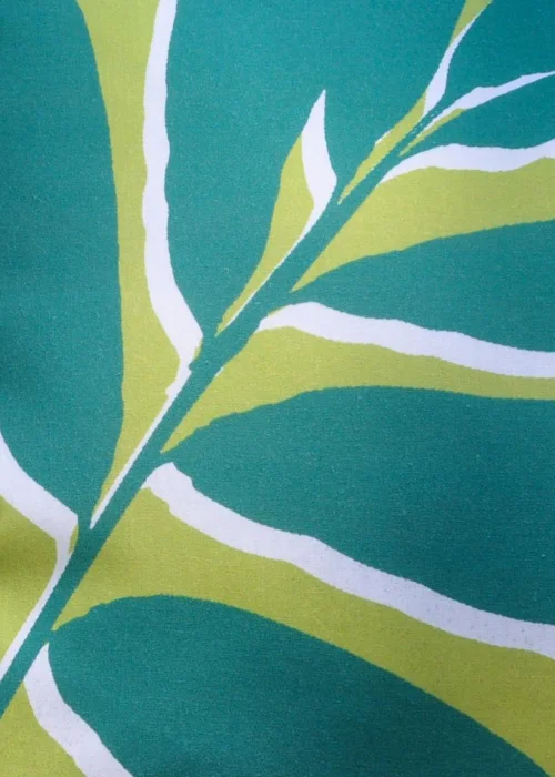 Fusion Leaf Print Filled Cushion - 43W X 43D Image 2