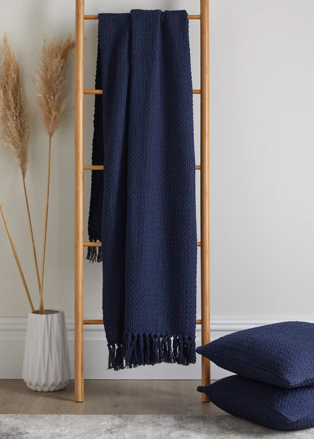 Drift Home Hayden Navy Throw - 130 x 180cm Image 1