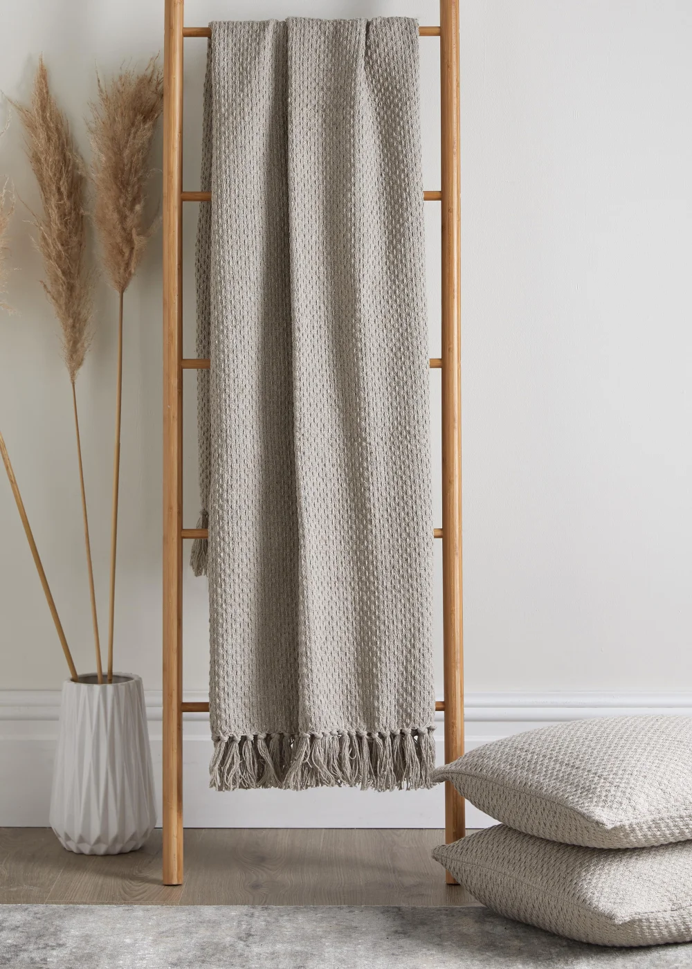 Drift Home Hayden Cream Throw - 130 x 180cm Image 1