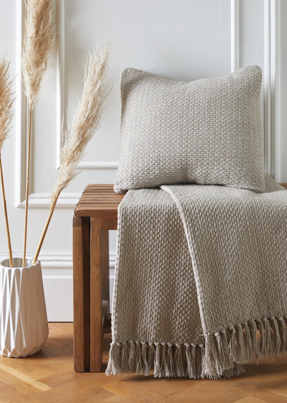 Drift Home Hayden Cream Throw - 130 x 180cm Image 2