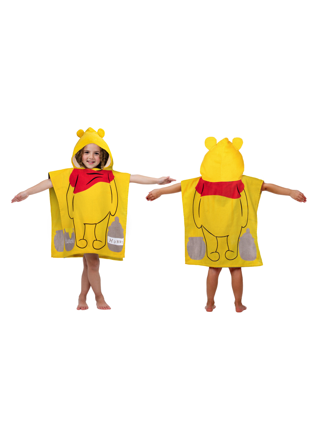 Disney Winnie The Pooh Towel Poncho - One Size Image 1