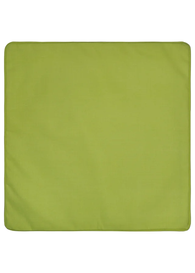 Fusion Plain Dye Filled Lime Green Outdoor Cushion