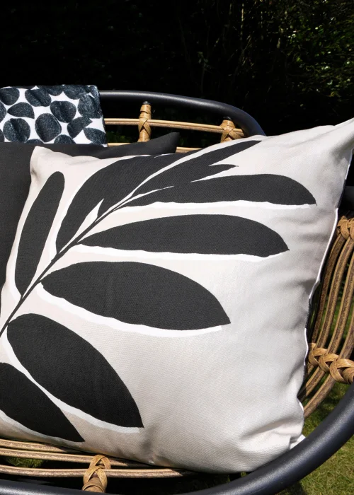 Fusion Leaf Print Filled Cushion - 43W X 43D Image 1