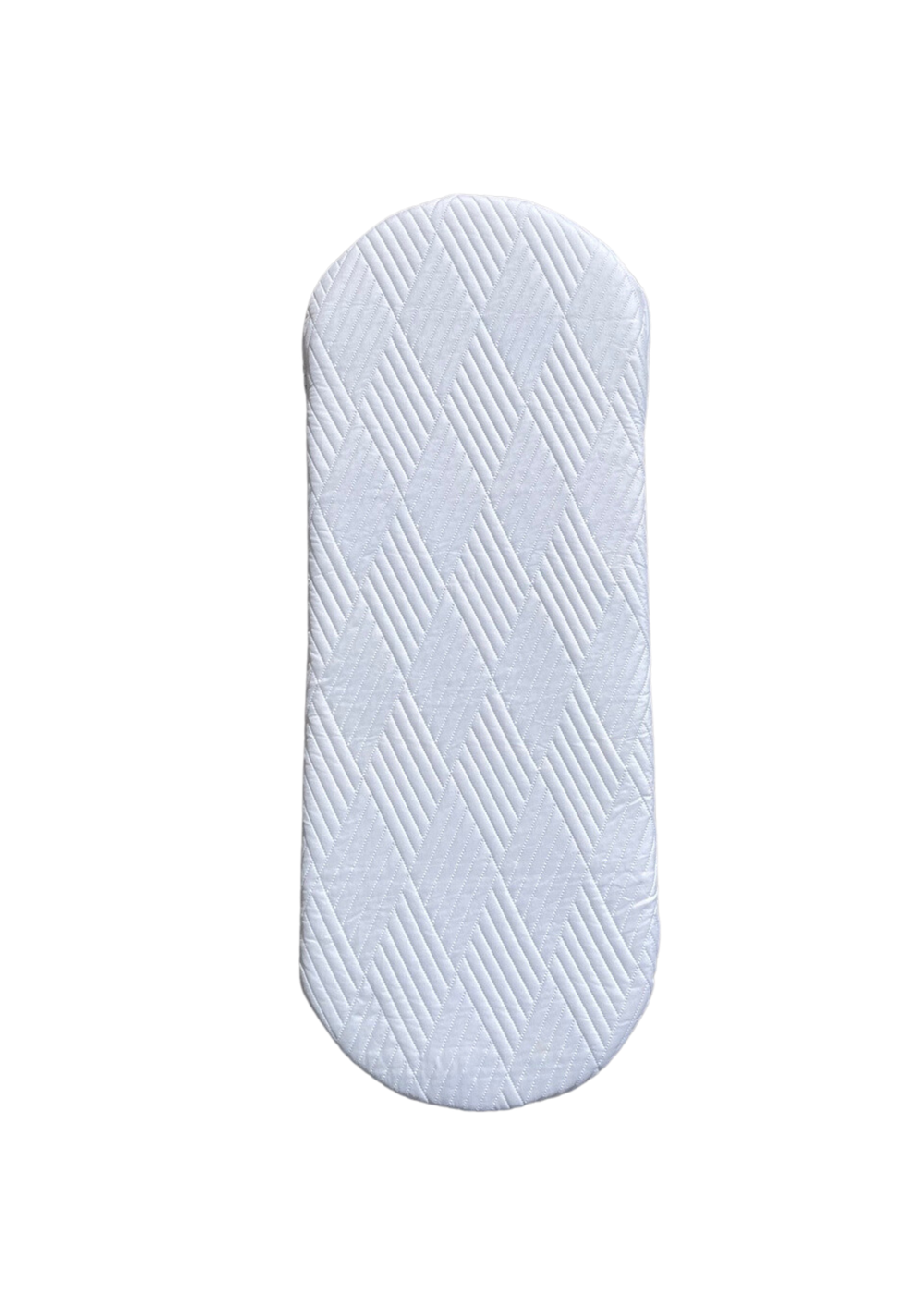 Clair de Lune Quilted Microfibre Palm Moses Basket/Noah Pod Mattress - One Size Image 1