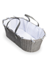 Clair de Lune Grey Moses Basket Bundle - One Size Image 1