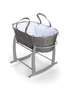 Clair de Lune Grey Moses Basket Bundle - One Size Image 2