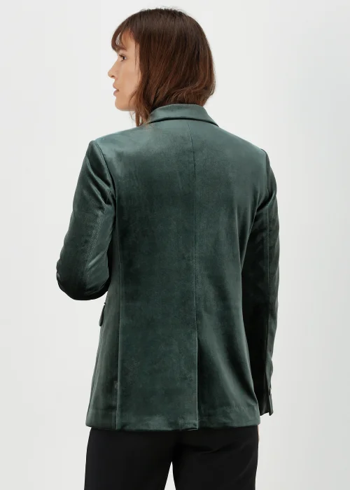 Et Vous Green Velvet Blazer - 8 Image 2