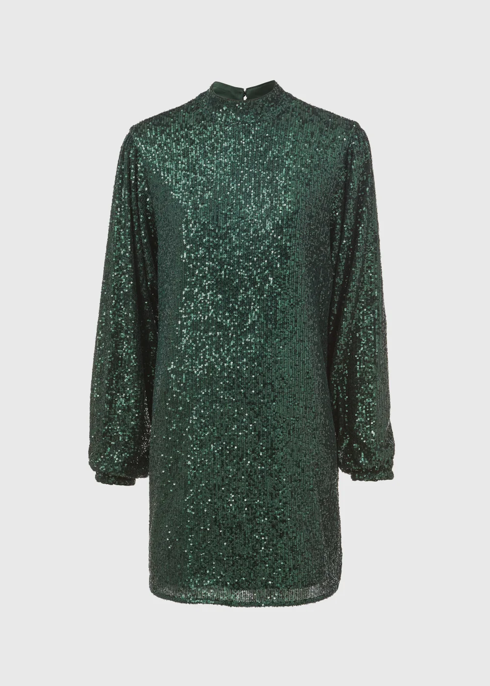 Et Vous Green Sequin Batwing Mini Dress - 8 Image 5