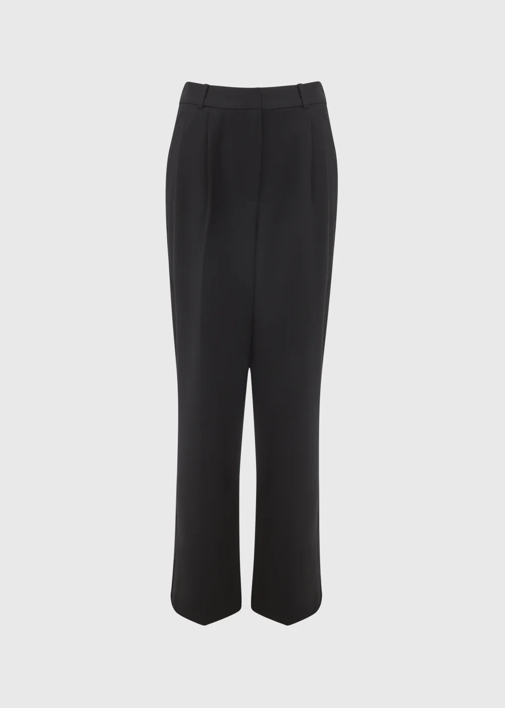 Et Vous Black Satin Side Stripe Trousers - Size 8 Image 5