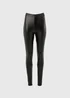 JDY Stine Black PU Leggings - 8 Image 5