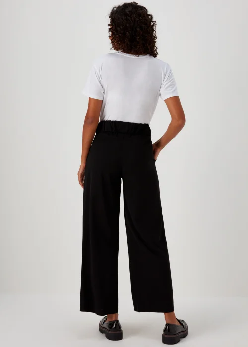 JDY Geggo Black Button Trousers - 8 Image 2