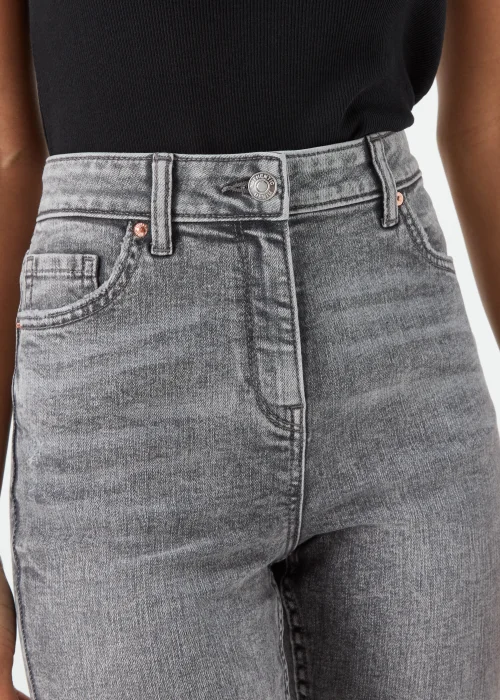 Papaya Petite April Grey Ripped Super Skinny Jeans - Size 6 Image 3