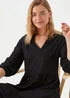 Black Jersey Crinkle Mini Dress - 8 Image 4