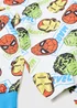 Kids Blue Marvel Print Long Sleeve Pyjama Set (5-12yrs) - Age 5 Years Image 2