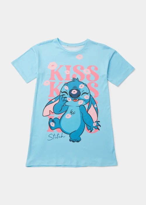 Kids Blue Disney Stitch Nightie (3-9yrs) - Age 3 Years Image 1