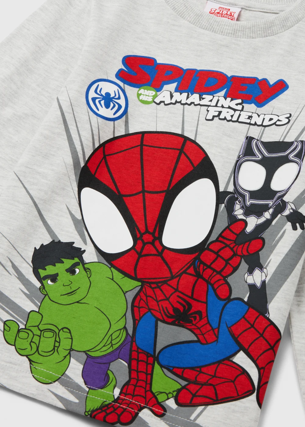 Kids Grey Spider-Man & Friends Print Long Sleeve T-Shirt (18mths-6yrs) - 2-3 Yrs Image 2