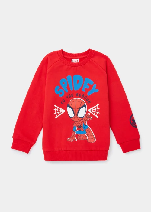 Kids Red Spider-Man Sweatshirt (18mths-6yrs) - 1.5-2 Yrs Image 1
