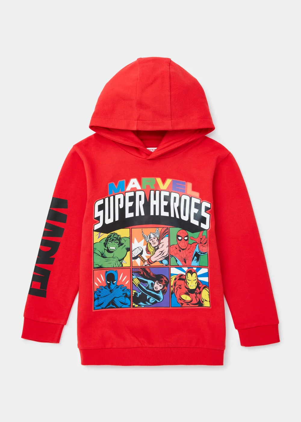 Kids Red Marvel Hero Hoodie (5-12yrs) - 5 Yrs Image 1