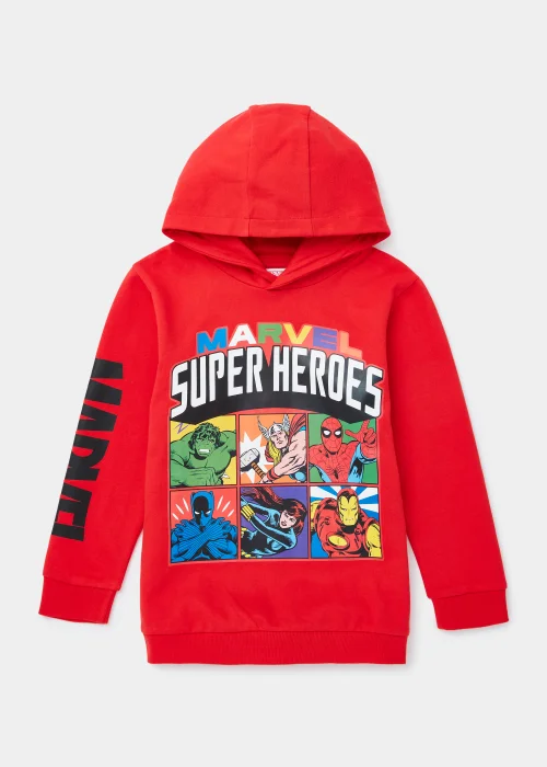 Kids Red Marvel Hero Hoodie (5-12yrs) - 5 Yrs Image 1