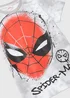 Kids Grey Marvel Spider-Man Graffiti T-Shirt (4-13yrs) - Age 4 Years Image 2