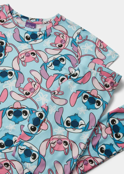 Kids Blue Disney Stitch Pyjama Set (4-13yrs) - Age 4 Years Image 2