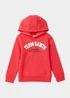 Kids Red Team Santa Christmas Hoodie (4-13yrs) - 4 Yrs Image 1