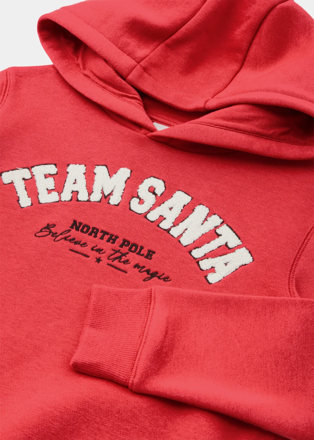 Kids Red Team Santa Christmas Hoodie (4-13yrs) - 4 Yrs Image 2