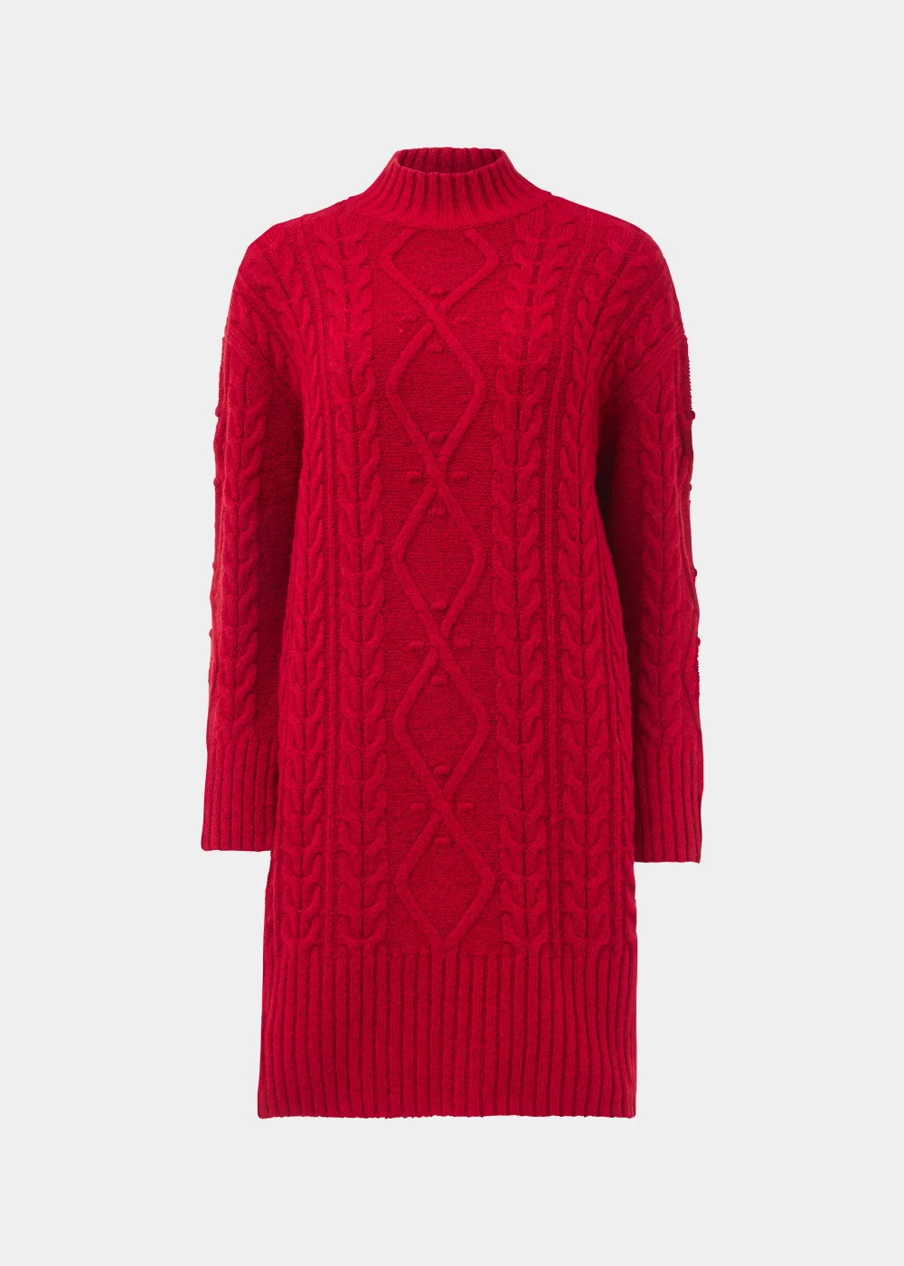 Red Cable Knit Dress - XS | Matalan Red Cable Knit Dress - XS | Matalan