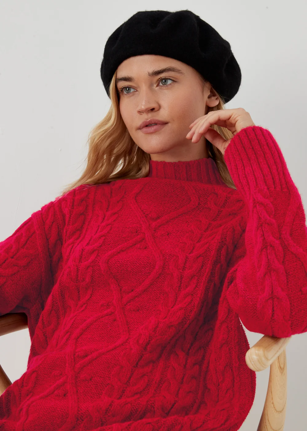 Red Cable Knit Dress - XS | Matalan Red Cable Knit Dress - XS | Matalan