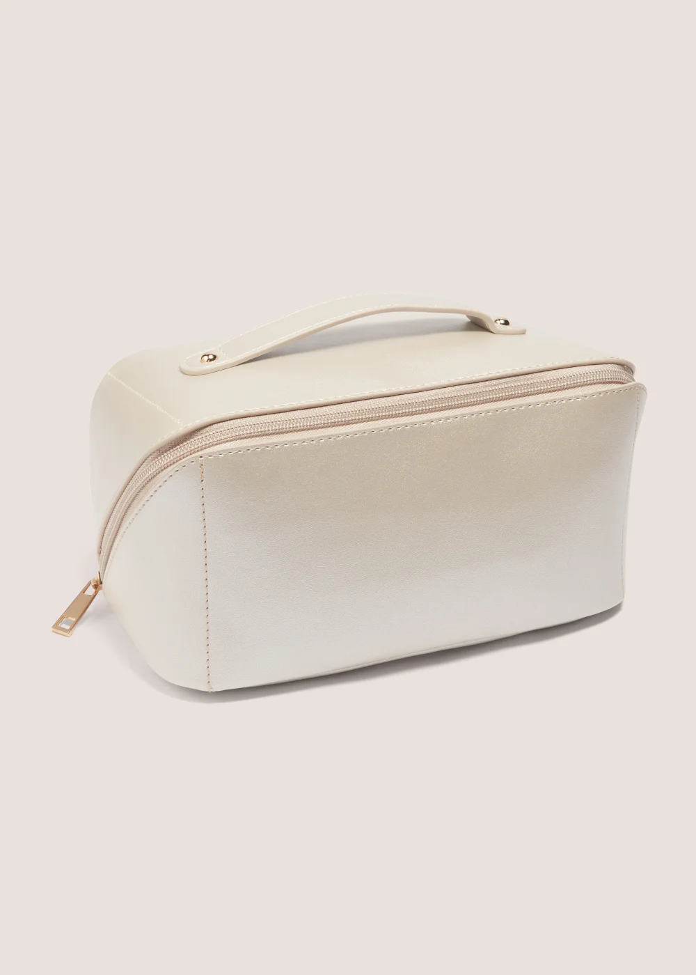 Cream Make Up Box Bag Image 1