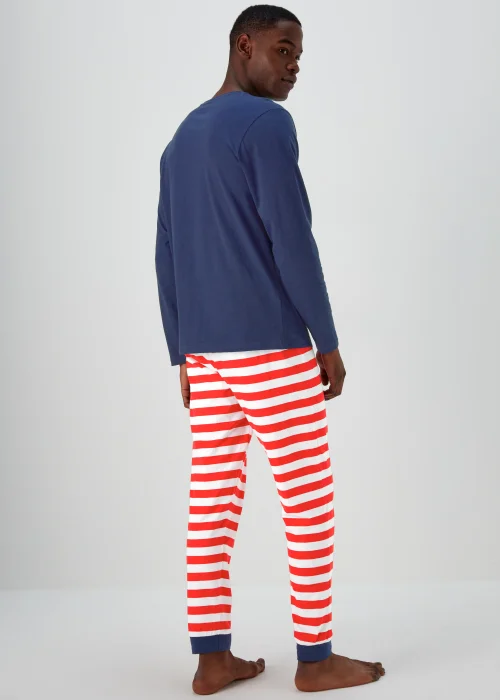 Navy The Grinch Christmas Pyjama Set - Extra small Image 2