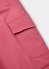 Girls Burgundy Parachute Trousers (4-15yrs) - Age 4 Years Image 2