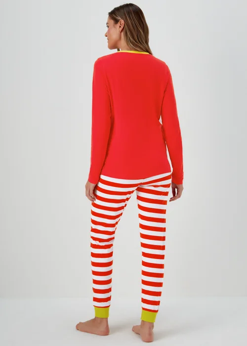 Red The Grinch Pyjama Set - Extra small Image 2