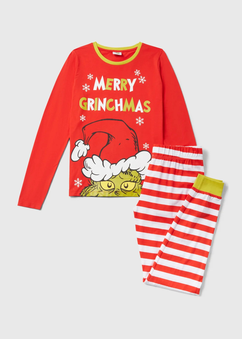 Red The Grinch Pyjama Set - Extra small Image 4