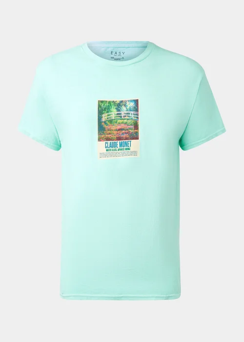 Mint Claude Monet T-Shirt - Small Image 5
