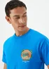Cobalt Blue Orange County T-Shirt - Small Image 3